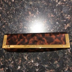 Tory Burch Eyeglass Case Tortoise shell design